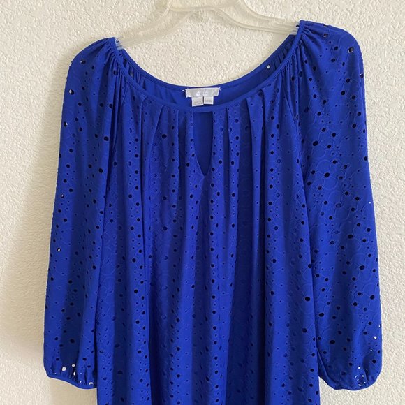 LONDON TIMES Cut-Out Dress - Picture 2 of 10